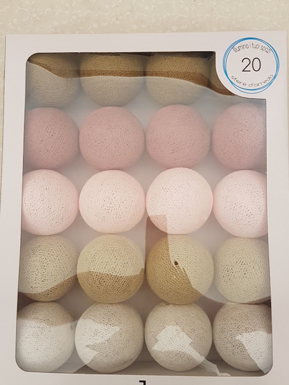 Confezione colori beige e rosa