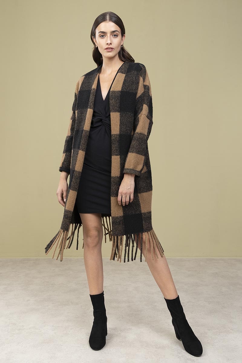 Giacca mantella CRESSIDA in lana rigenerata Quid