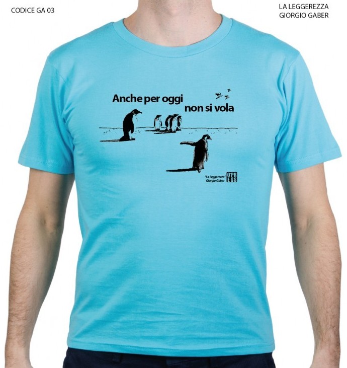T-shirt LEGGEREZZA Azzurra - Gaber - O'press