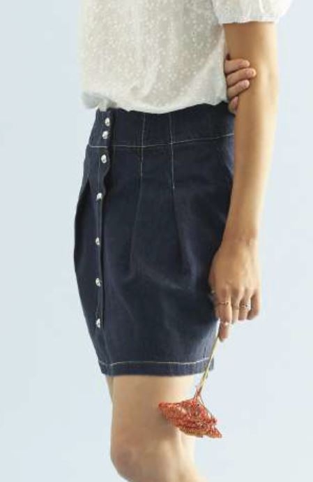 Gonna corta in jeans Fresia - Quid