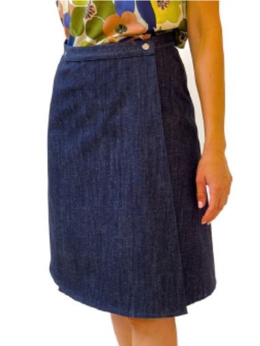 Gonna jeans corta a portafoglio GIULI - Progetto Quid