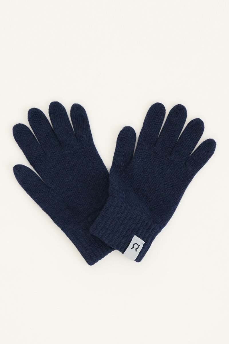 Guanti in cashmere rigenerato UOMO Blu -  Rifò