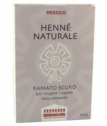 Hennè ramato scuro per tingere naturalmente