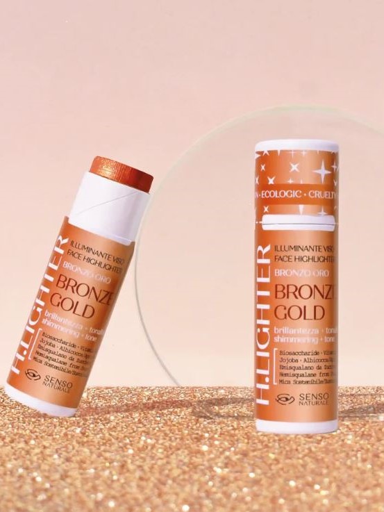 Illuminante blush viso Bronze Gold, Senso Naturale
