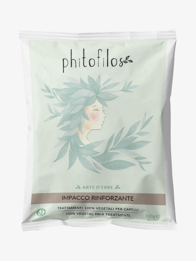 IMPACCO RINFORZANTE trattamento per capelli 100% vegetale naturale - PHITOFILOS - 100 g