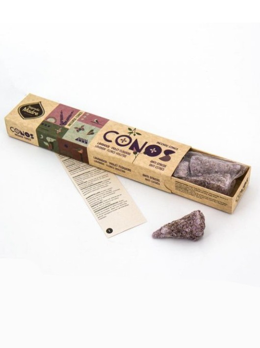 Incenso naturale 8 coni Lavanda e fiori di Violetta Sagrada Madre