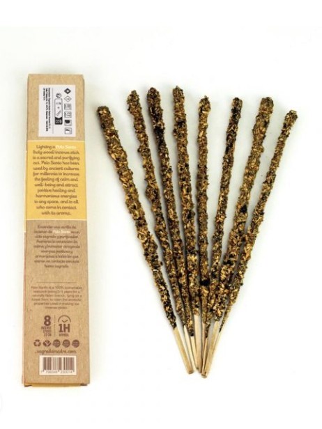 Incenso naturale al palo santo in bastoncini Sagrada Madre