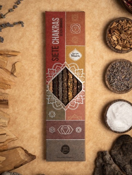 Incenso naturale in bastoncini 7 Chakra Sagrada Madre