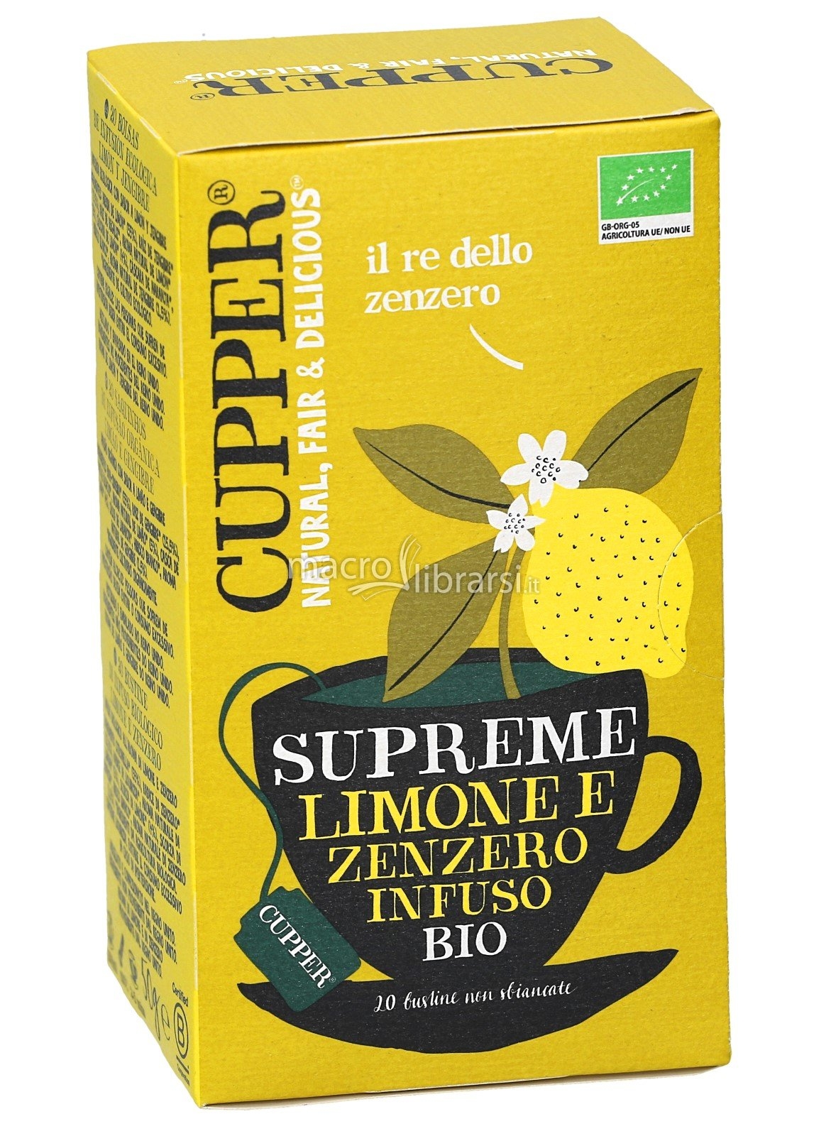 Infuso limone e zenzero Cupper