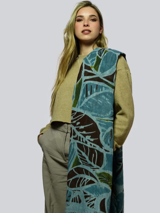 Foulard sciarpa Bamboo Matisse Carta da Zucchero