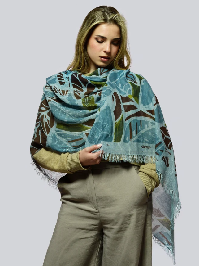 Foulard sciarpa Bamboo Matisse Carta da Zucchero