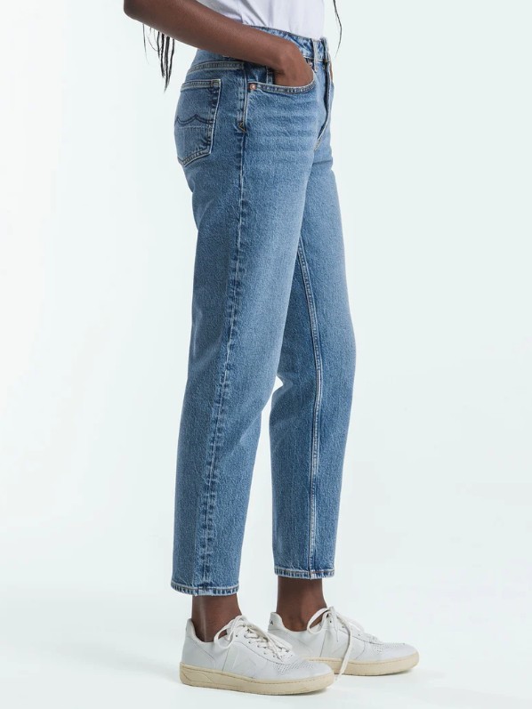 Jeans donna mom fit, Kings of Indigo CAROLINE Eco Xavier Blue