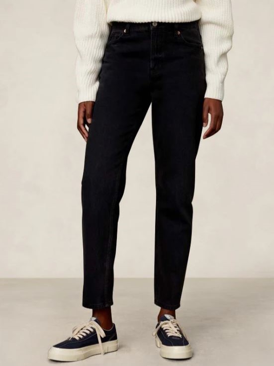 Jeans donna mom fit, Kings of Indigo CAROLINE Black