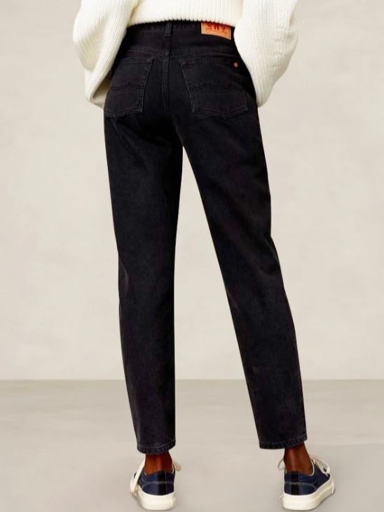 Jeans donna mom fit, Kings of Indigo CAROLINE Black