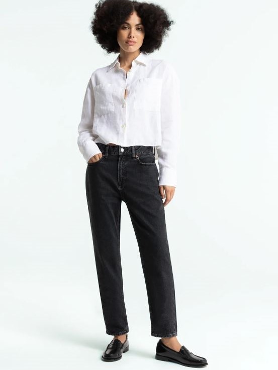 Jeans donna mom fit, Kings of Indigo CAROLINE Grey.
