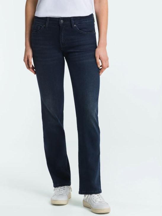 Jeans donna vita bassa EMIKO Holo blue black