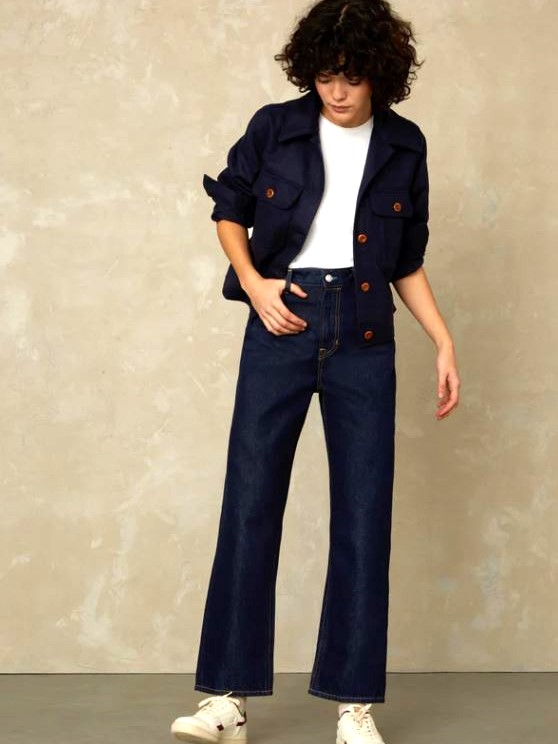 Jeans Kings of Indigo cropped Mid used Liora
