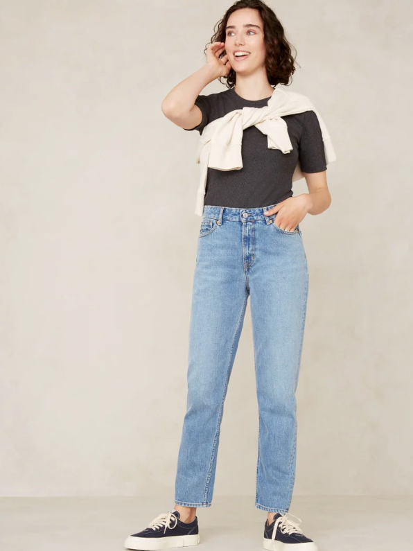 Jeans mom fit, Kings of Indigo CAROLINE cropped sanibel light