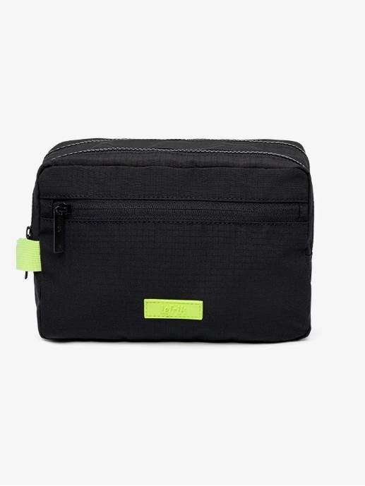 Trousse da viaggio, Kei Double Nero Black Lime - Lefrik
