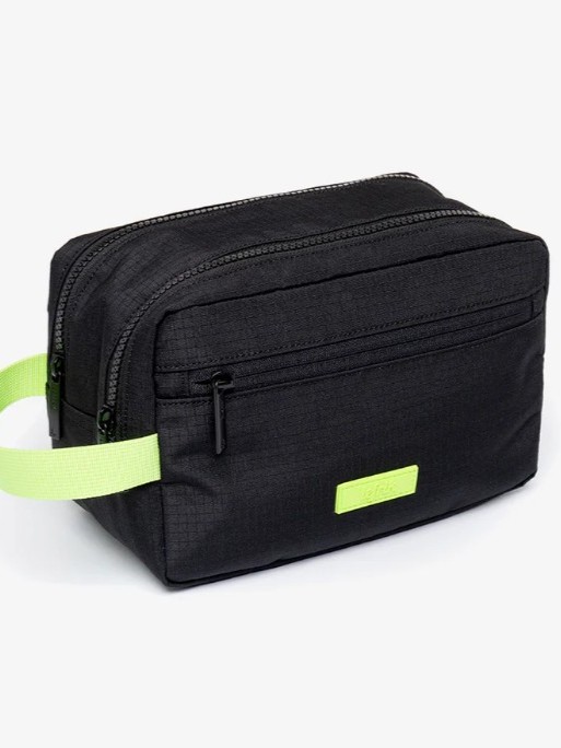 Trousse da viaggio, Kei Double Nero Black Lime - Lefrik