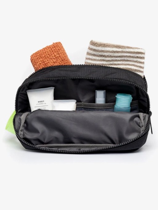 Trousse da viaggio, Kei Double Nero Black Lime - Lefrik