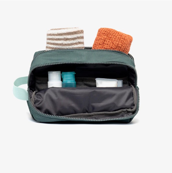 Trousse da viaggio, Kei Double Verde Lauro (Laurel) - Lefrik