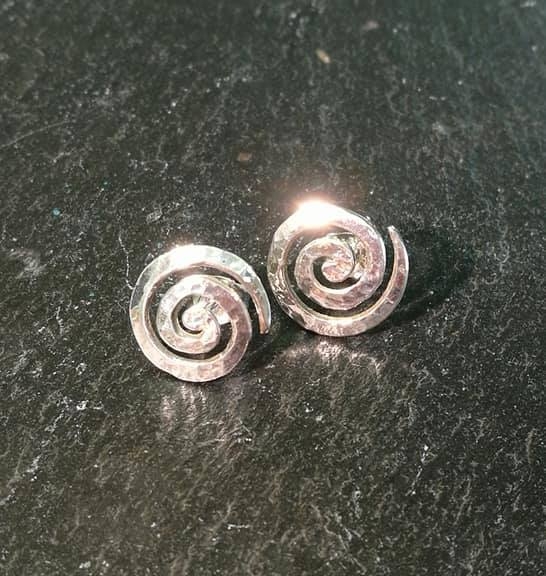Orecchini Spirale in Argento 10mm
