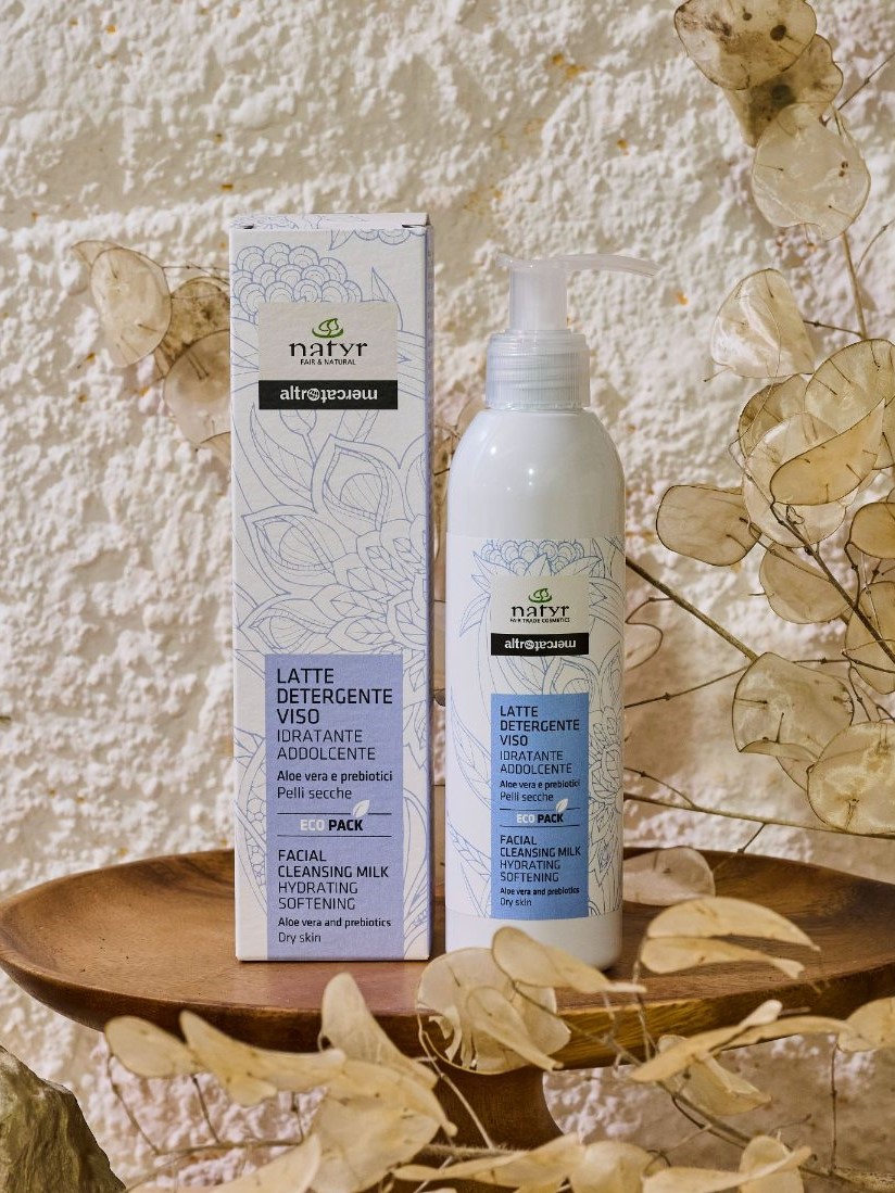 Latte Detergente Viso Aloe idratante Natyr