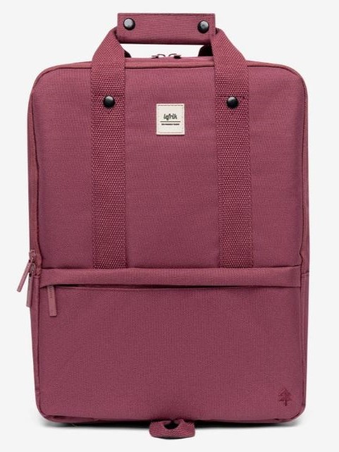 Borsa zaino Lefrik Daily 10" in tessuto sostenibile Plum