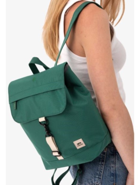 Zainetto donna in pet riciclato ecofriendly Scout Mini Greenย di Lefrik.