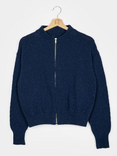 Bomber in cotone jeans rigenerato Charlotte - Rifò