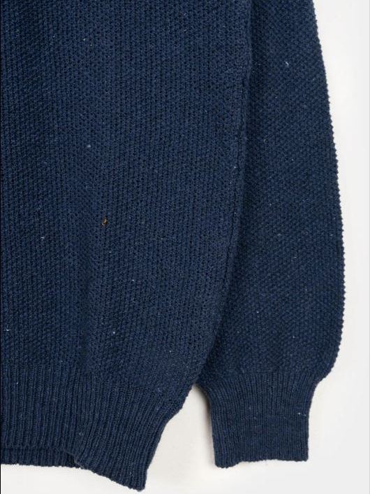Maglioncino in jeans di cotone rigenerato Grazia Blu baltico Rifò