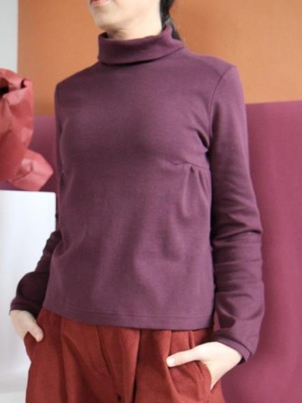 Maglia donna caldo cotone Bio Vinaccia AMELIA