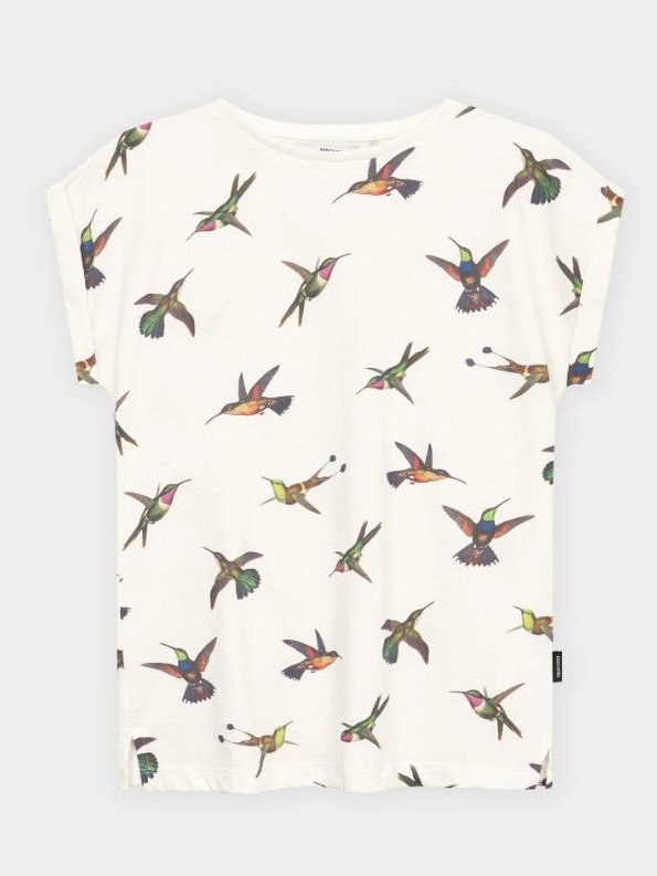 T-shirt cotone organico Visby COLIBRI donna