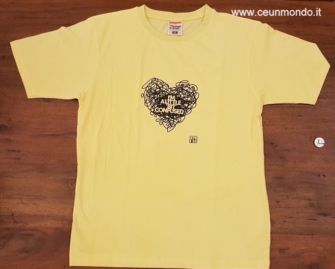 T-shirt I'm Confused Gialla - Cotone BIO - O'press