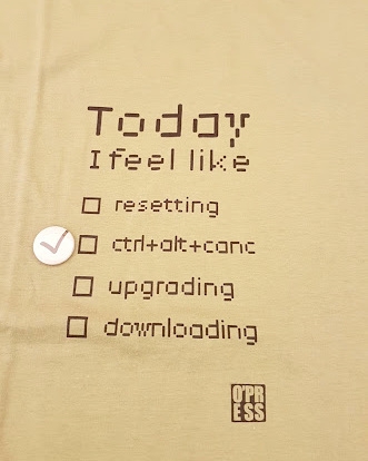 T-shirt I Feel Like Verde Salvia - cotone BIO - O'press con Pin