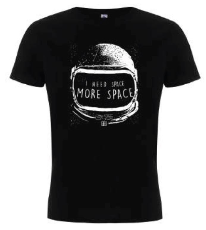 T-shirt I need more space - Blu scuro - Opress