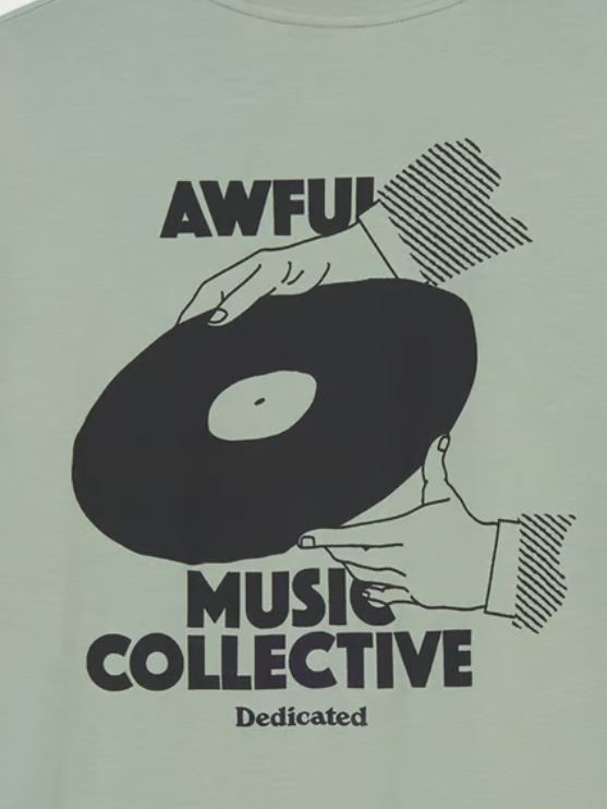 Maglietta uomo cotone MUSIC, awful