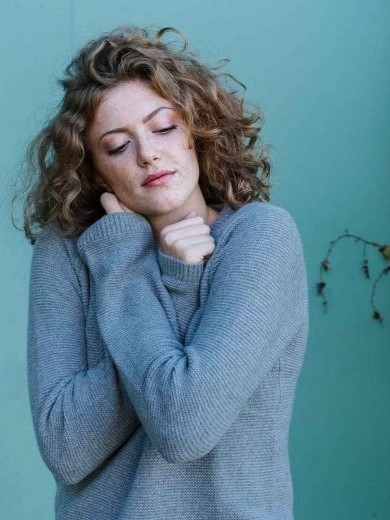 Maglioncino Giulietta in cashmere rigenerato colore Grigio chiaro - Rifò