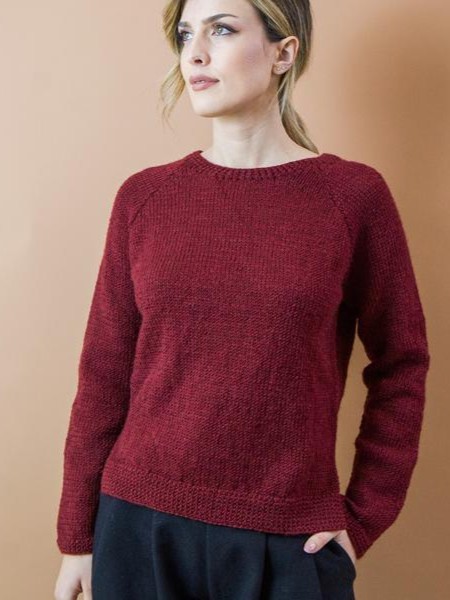 Maglione donna in lana Gemma Bordeaux, On Eart