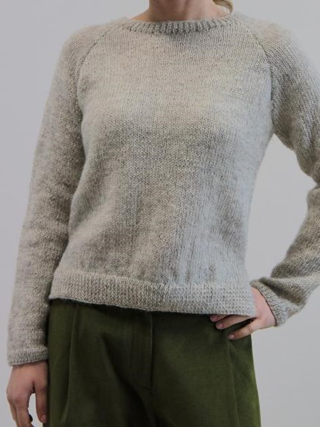 Maglione donna in lana Gemma Ghiaccio