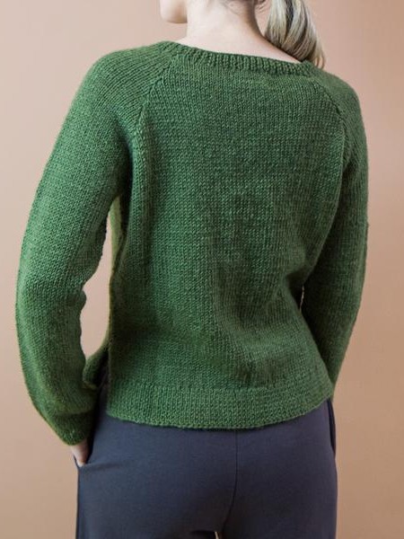 Maglione donna in lana Gemma Verde