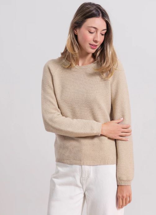 Maglioncino in cashmere rigenerato Giulietta Beige Rifò