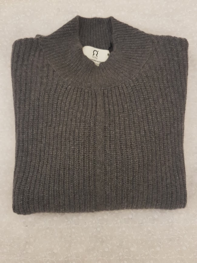 Maglione in cashmere rigenerato costa inglese Nilo - Quid Rifò