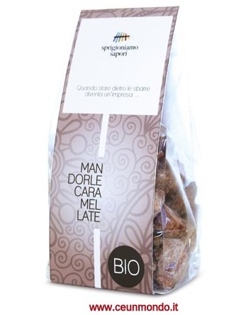 Mandorle caramellate BIO 100gr - Sprigioniamo Sapori
