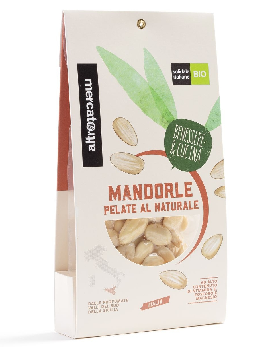 Mandorle pelate al naturale Bio dalla Sicilia