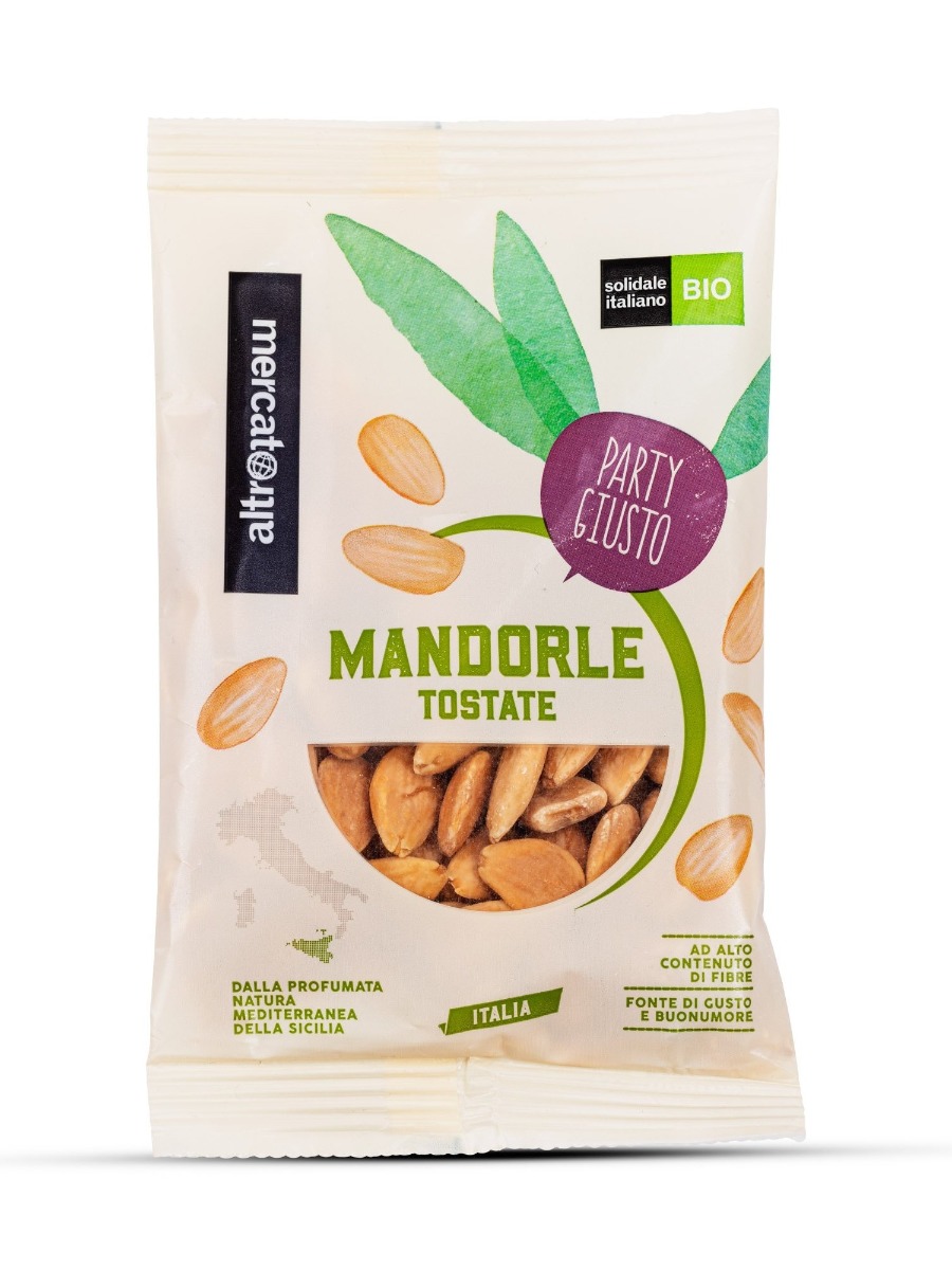 Mandorle Tostate e Salate di Sicilia Biologiche
