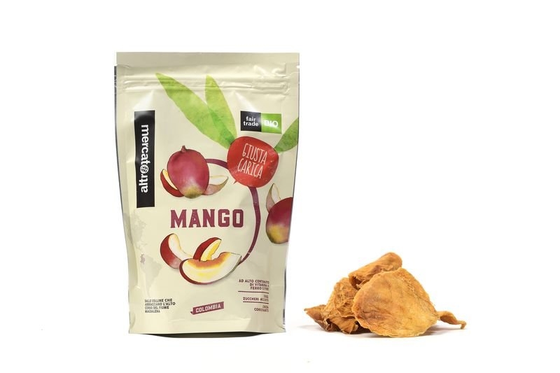 Mango Bio essiccato a fette senza zucchero 100gr Altromercato