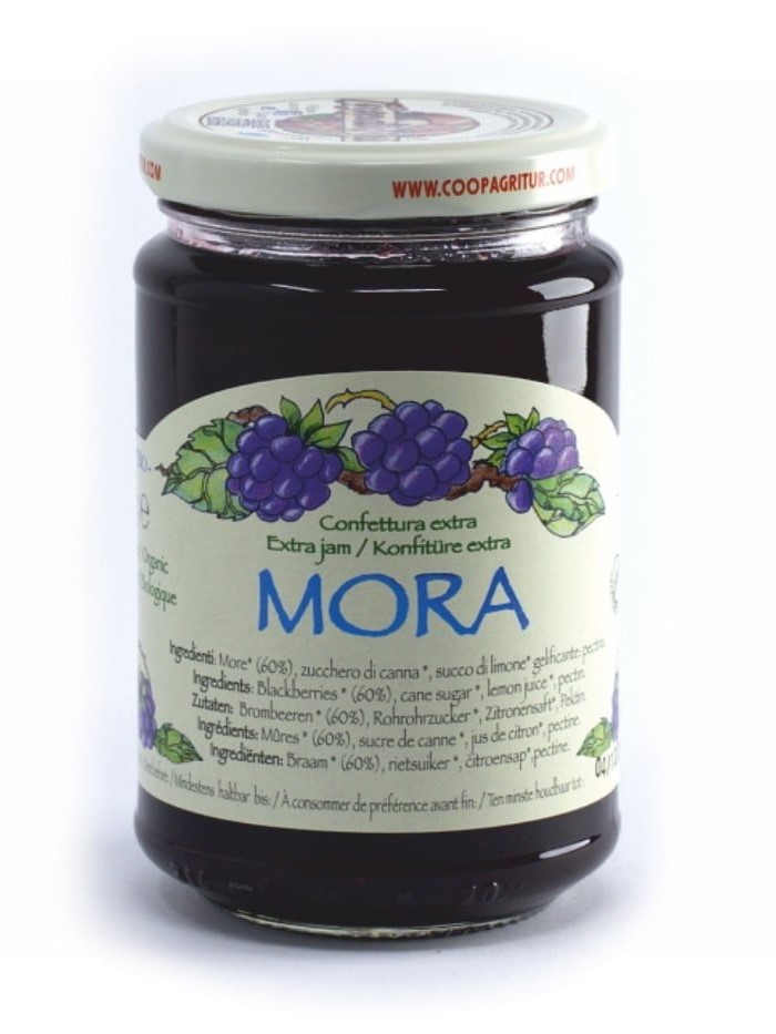 Marmellata di more biologica Agritur