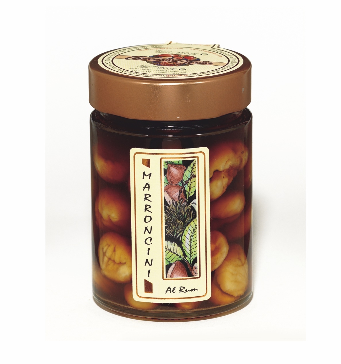 MARRONI al RHUM 350gr BIO COOPERATIVA AGRITUR